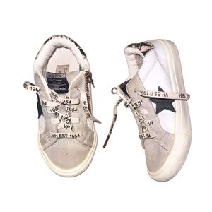 VINTAGE HAVANA GLORIA leather snakeskin sneakers girl’s tennis shoes size 11